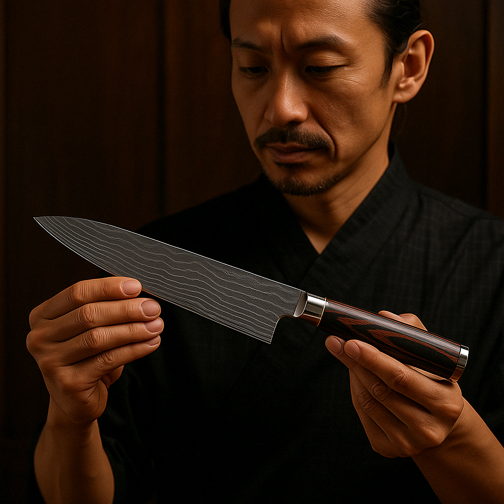 Tytanowa Kuchnia - Noże Kuchenne | 7-Częściowy ZESTAW