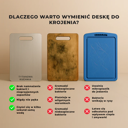 Jedyna deska do krojenia, która chroni Twoje zdrowie – bez mikroplastiku, bez toksyn